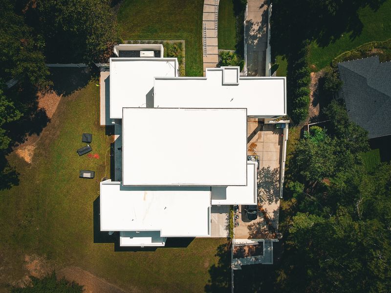 Clean roof from above